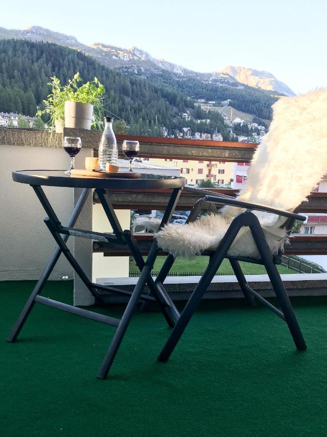 Swissme - Neu-Seeblick-Balkon-Parkplatz-Nahe Bergbahn Sankt Moritz Esterno foto