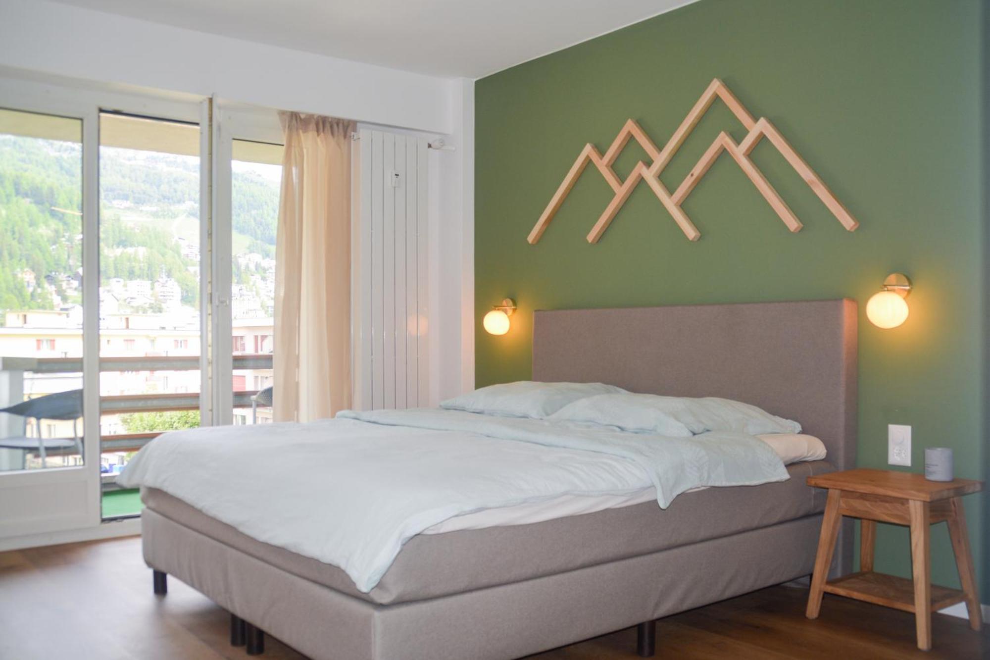 Swissme - Neu-Seeblick-Balkon-Parkplatz-Nahe Bergbahn Sankt Moritz Esterno foto