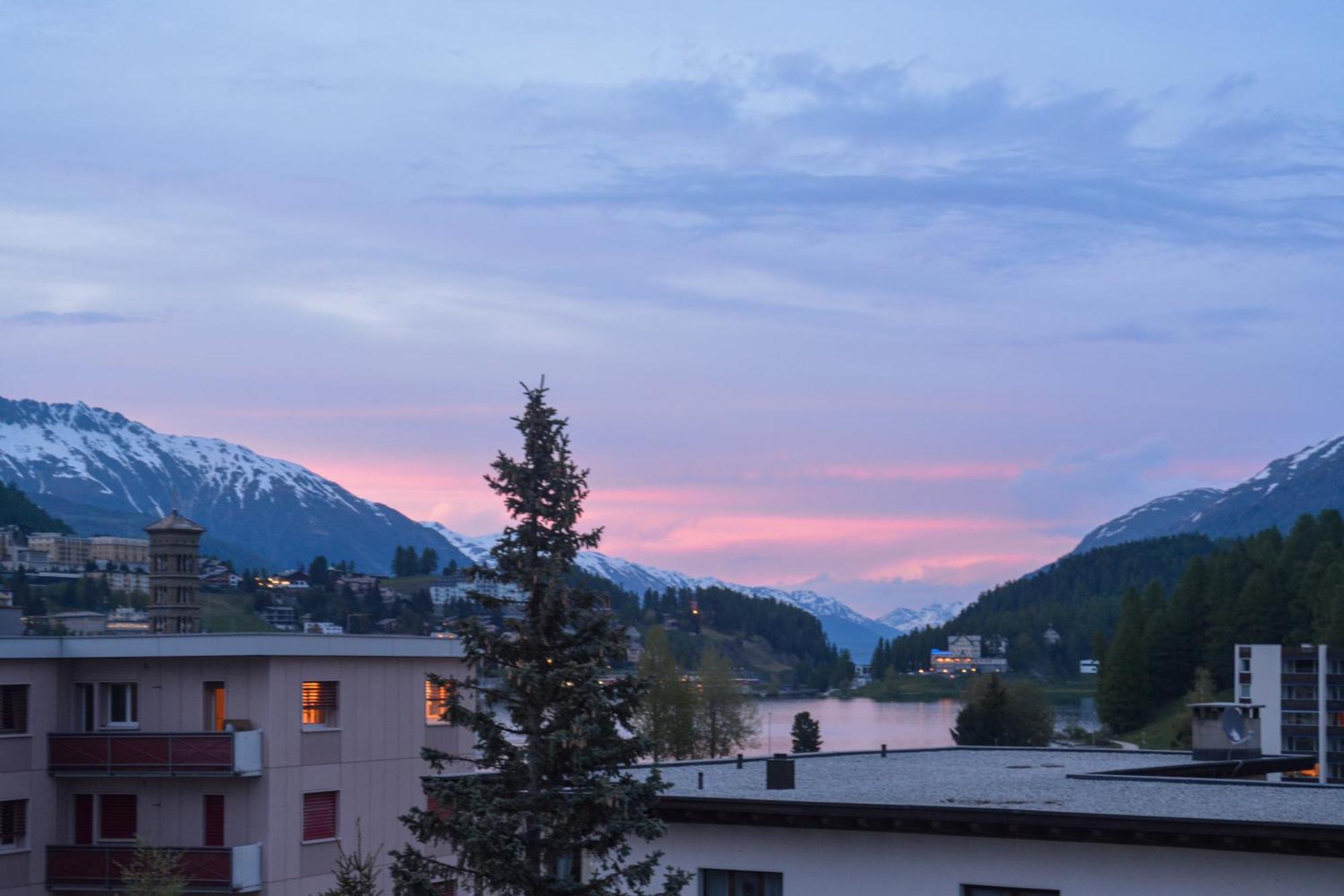 Swissme - Neu-Seeblick-Balkon-Parkplatz-Nahe Bergbahn Sankt Moritz Esterno foto